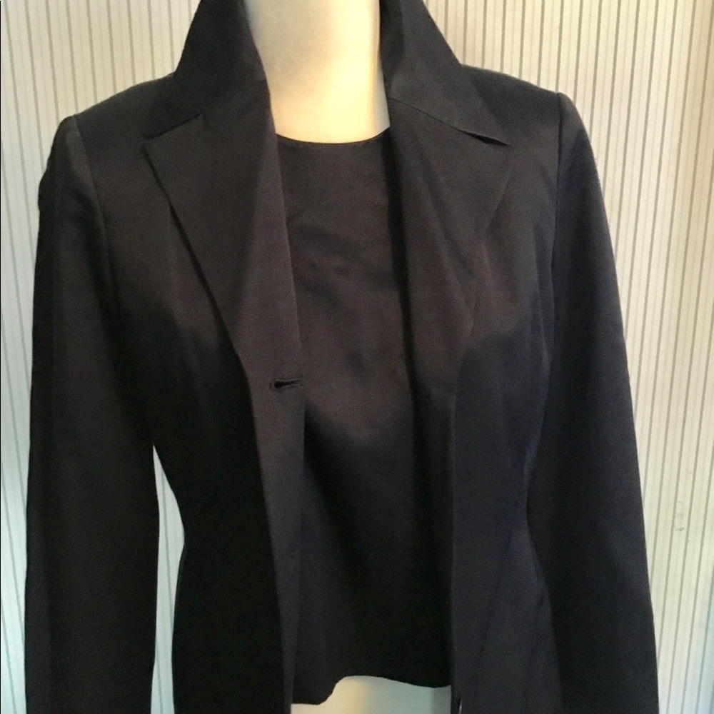 Guess Collection Navy Satin Blazer and shell